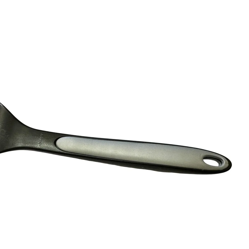 Calphalon Slotted Turner Spatula Black Grey Nylon‎ Flipper Kitchen Utensil